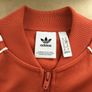 Adidas mens zip up medium burned orange m Image 2