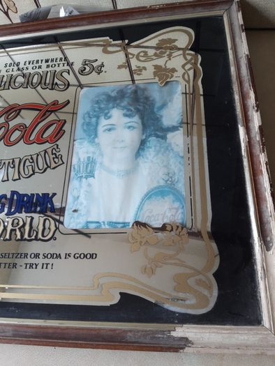 coca cola mirror