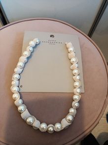 Long Zara pearl necklace