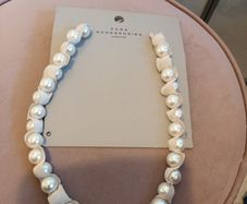 Long Zara pearl necklace