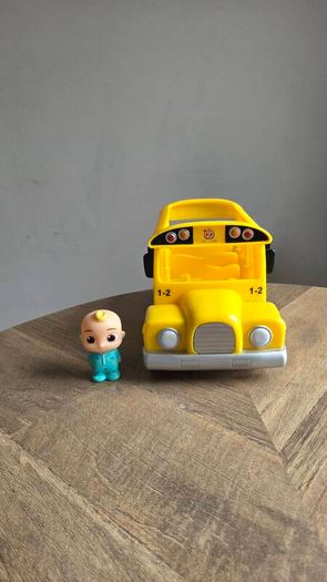 CoComelon musical Bus and Car, with JJ figures. In very good condition.