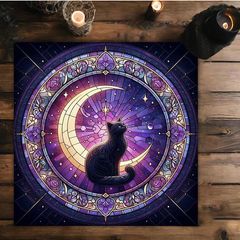 Witchy Cat Table Cloth - great gift