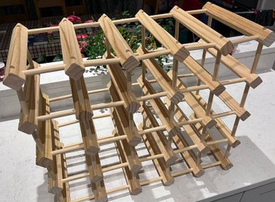 Pine Wine Rack