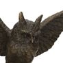 Majestic Bronze Owl Sculpture - Bronze, Marble, Signed Image 3