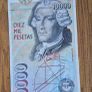 Pre Euro Spain Peseta Banknotes Complete High Denomination Set Image 4