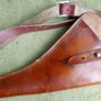 Vintage Original British WWI Officer Pattern 1914 Open Top Revolver Holster Image 6