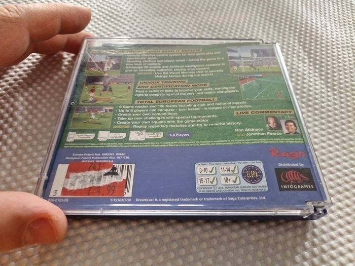 UEFA Striker Sega Dreamcast Arcade Retro Games Original