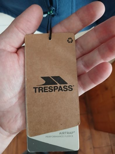 Navy mens large Trespass fleece