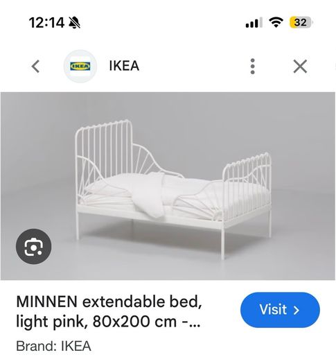 ikea minnen bed