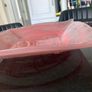 Reduced Large vintage swirling  very heavy Art  glass centrepiece dish Image 4