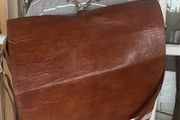 Extra Large Leather Messenger Bag/ Satchel