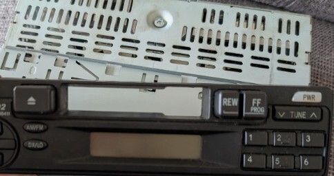 Toyota Original Single DIN AM FM Radio Cassette Player TF2002
