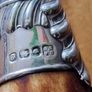 Impressive horn handled sterling silver crumbscoop Image 3