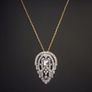 Vintage Art Deco Style Crystal PENDANT ONLY Image 4