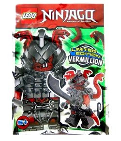 Lego NINJAGO Vermillion Minifigure Foil Pack Lego Ninjago Minifigure