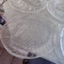 Pair Goran Warff Party Glass Marina Crab Dinner Plates - Kosta Boda, Sweden 1970s HTF Image 6