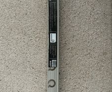 Satin Anodised Aliminium Straight Edge Trim - 12.5mm