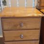Solid Wood Bedside Lockers & Mirror Vanity Image 3