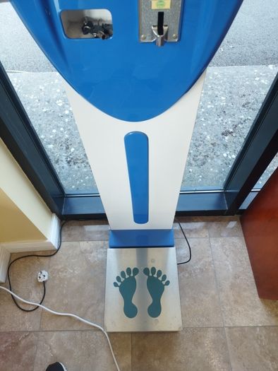 Retail ultrasonic weighing scales