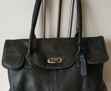 Black leather Bag 15 euro