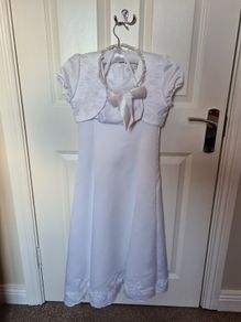 Communion dress with accessories