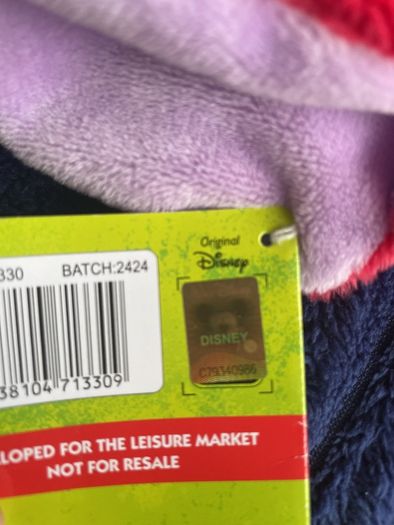 Disneys Lilo and Stitch Leroy Plush Brand New with Tags