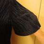 Women's Top Navy Plisse Size 16 Image 2