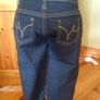 BNWOT Size 12 Denim Capri 3/4 Length Trousers Image 2