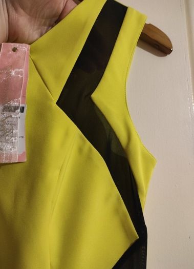 Lipsy Yellow Knee Length Dress