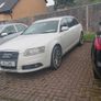 Audi a6 c6 S LINE estate 2.0tdi BRE 6 speed man flat bottom steering wheel leather seats bumpers black headliner healthy engine breaking all parts available Image 2