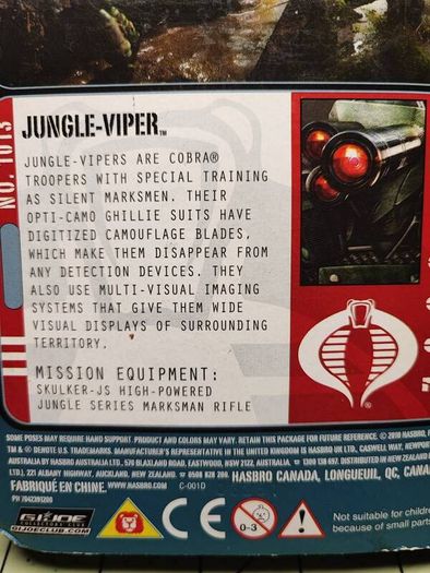GI JOE Pursuit of Cobra Jungle Viper