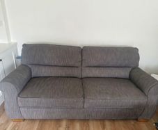 2 three seater sofas