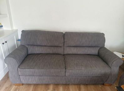 2 three seater sofas
