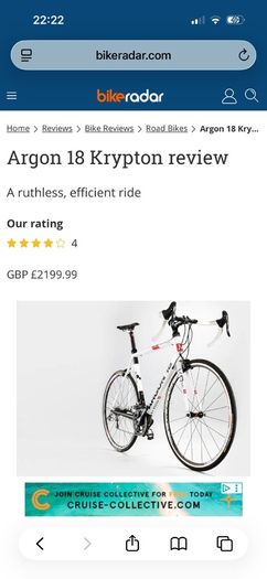 Argon 18 Krypton Carbon Road Bike