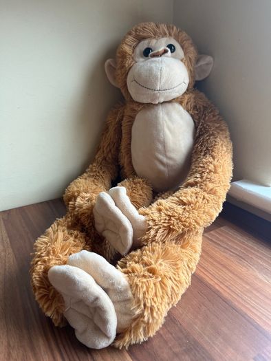 Light brown cheeky hanging Monkey