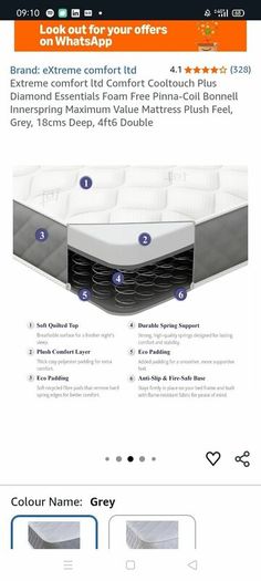 Mattress Double - New in box