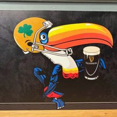 Guinness Notre Dame Tin Metal Sign