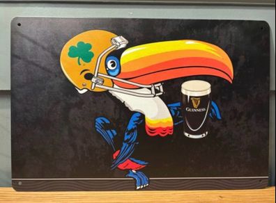 Guinness Notre Dame Tin Metal Sign