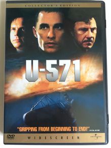U-571 [2000] Matthew McConaughey, Harvey Keitel, Bill Paxton, Jon Bon Jovi, Jake Weber & Matthew Settle [Movie DVD] Region 1