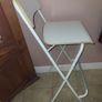 white high ikea stool Image 2