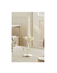 Silver Flower Candlestick