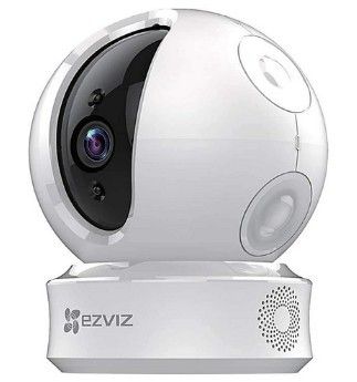 EZVIZ C6C 720p Indoor Pan/Tilt WiFi Security Camera 360 Full Room Coverage Auto Motion Tracking Two-Way Audio Clear Night Vision up to 30ft