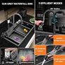 New Stainless Steel Waterfall Sink - Drop In Single Bowl Workstation Sink With Cup Washer (Black, 75x46cm) Image 2