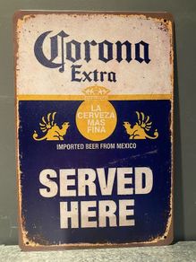 Corona extra Tin Metal sign