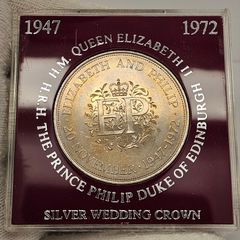 Great Britain 1947-197 Silver Wedding Crown Beautiful Uncirculated