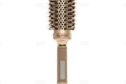 Nano Thermal Ceramic &amp; Ionic Round Barrel Vented Hair Brush With Boar Bristle #45