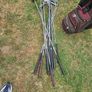 selection of golf clubs and bag. Image 2