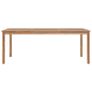 9 Piece Garden Dining Set Solid Teak Wood Image 9