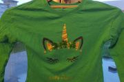 St.Patrick's green top size 5 years
