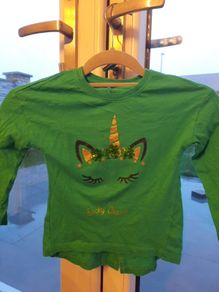 St.Patrick's green top size 5 years